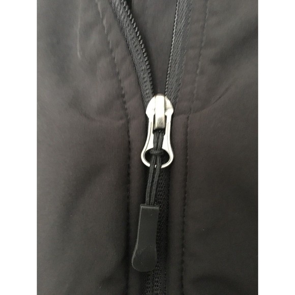 Food Lion Women’s Zip Up Employee Jacket Coat Size Medium Black Work Wear - Picture 3 of 7